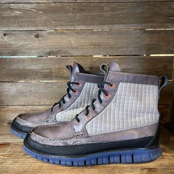 Mens Cole Haan‎ Zero Grand OS Taupe Scloud Water Resistant Quilt Boots Size 9 M main image 4